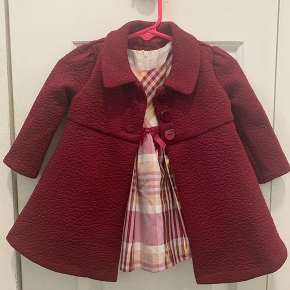 Bonnie Baby size 3-6 dress and coat - Picture 2 of 16